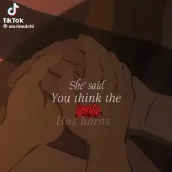 The devil has horns 