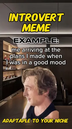 Introvert meme 