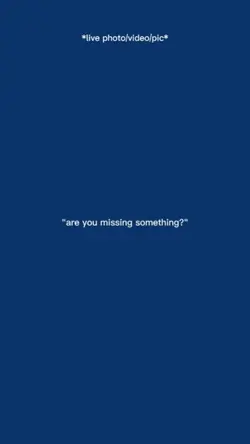 Missing something?