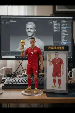 Miniatur 3D viral