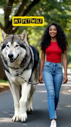 my pet wolf