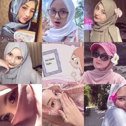non black hijab 