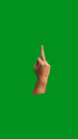 middle finger 