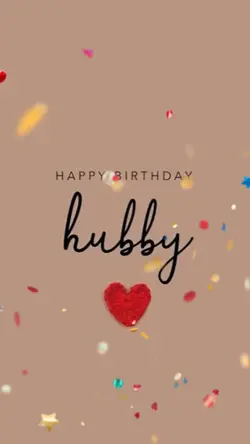 happy birthday hubby