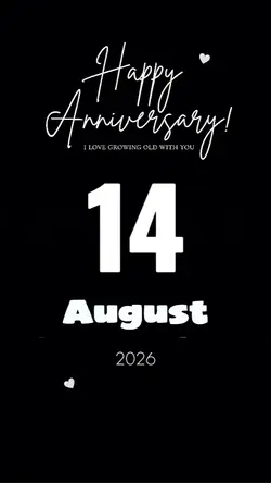 14 august anniversar