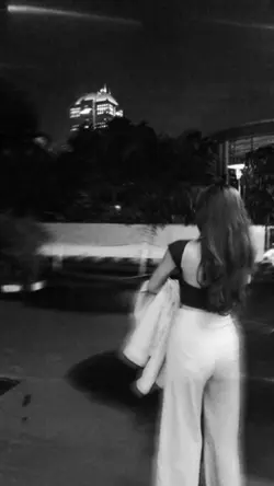 black and white