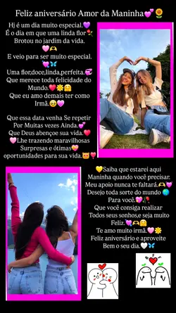 Feliz vida irmã 