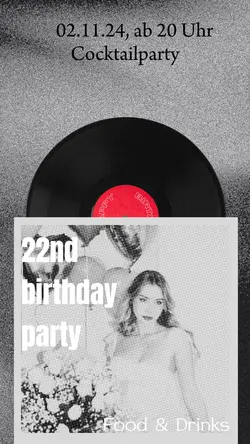 Party Einladung