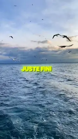 On a juste fini…😔