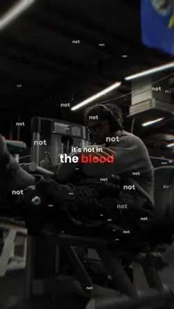 In the blood sir