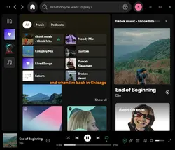 dashboard Spotify 