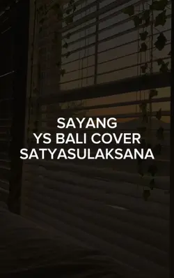 SAYANG YS BALI COVER