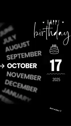 HBD 17 october 2025