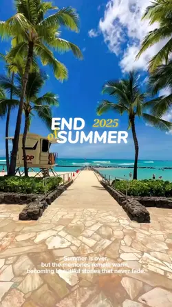 end of SUMMER