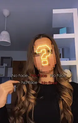 no face.