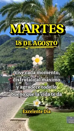 Martes 18 de Agosto 