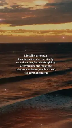 Life is like D ocean
