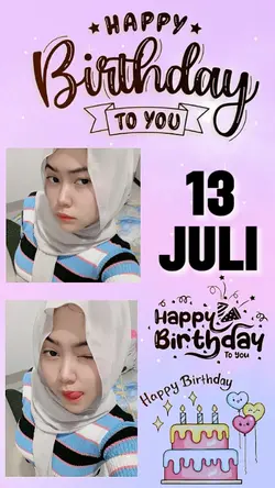 13 Juli Ultah