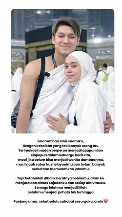 Selamat ultah suami