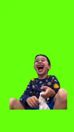 kid laughing