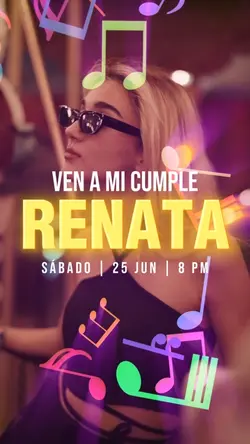 Invitación cumple 3