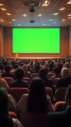 Teatro fundo verde