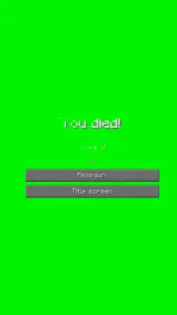 Minecraft Death 