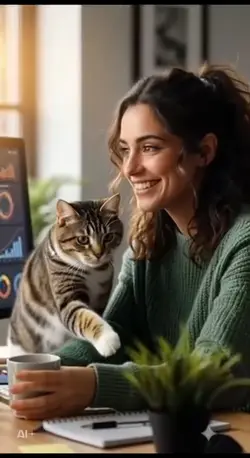 この画像に猫を追加して‼️