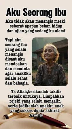 Aku seorang ibu