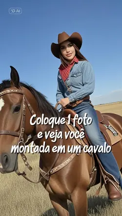 Montado em um cavalo