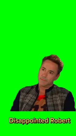 Disappointed Robert