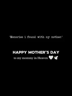 memories my mother