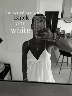 Black en white