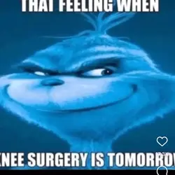 Tfw knee surgery tmr