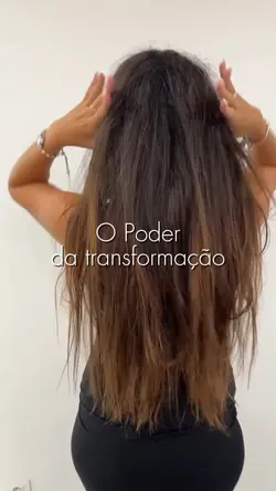 Transformação cabelo