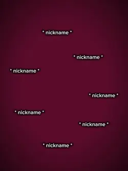 NICKNAMES 