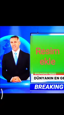 Yeşil ekran şablon