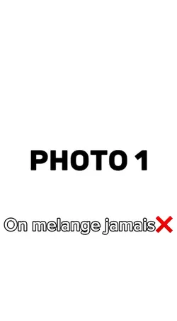On melange jamais❌