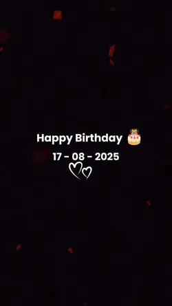 BIRTHDAY 17 AUGUST