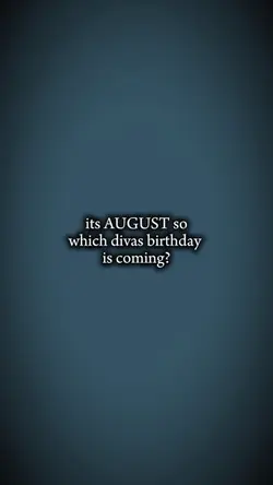 august bday