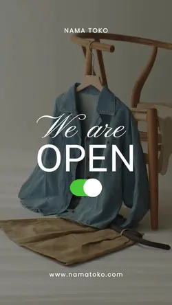 story : we are open