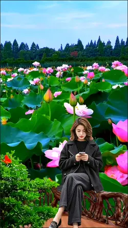 Lotus pond