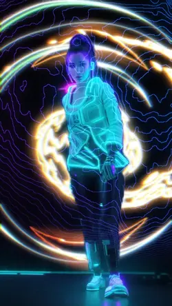 Neon party vibe 