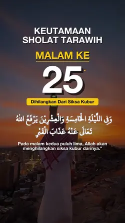 Terawih malam ke 25
