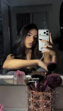 eu de cabelo pretin 