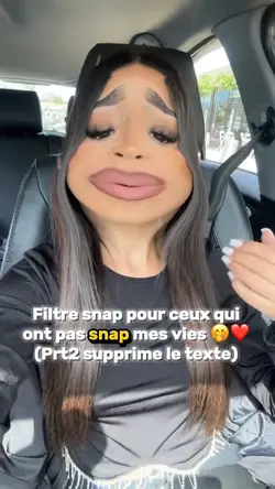 Filtre Snapchat 💛🤍