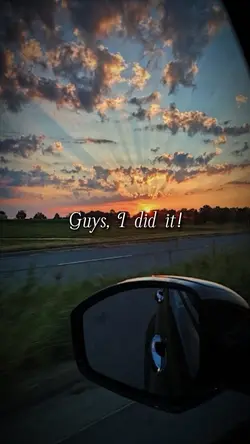 GUYS I DID IT!