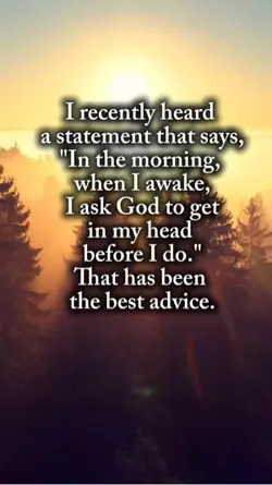 Morning advice