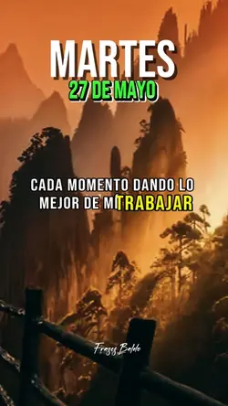 Martes 27 de Mayo 