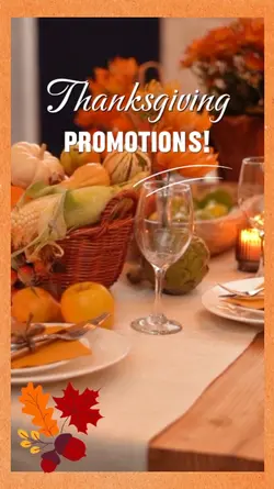 THANKSGIVING PROMO